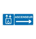 Panneau Ascenseur Direction Droite