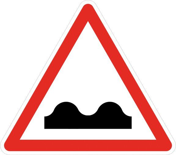 Panneau Cassis ou dos d'âne - A2a