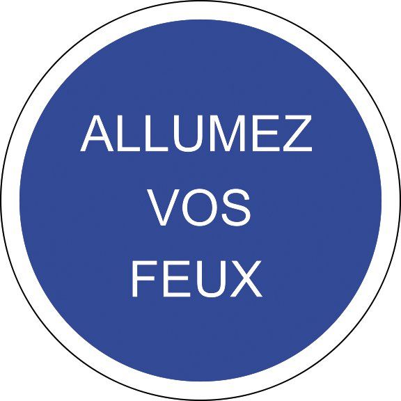 [B29_1] Panneau Autres obligations - B29* (Ø 450 mm, Classe 1)