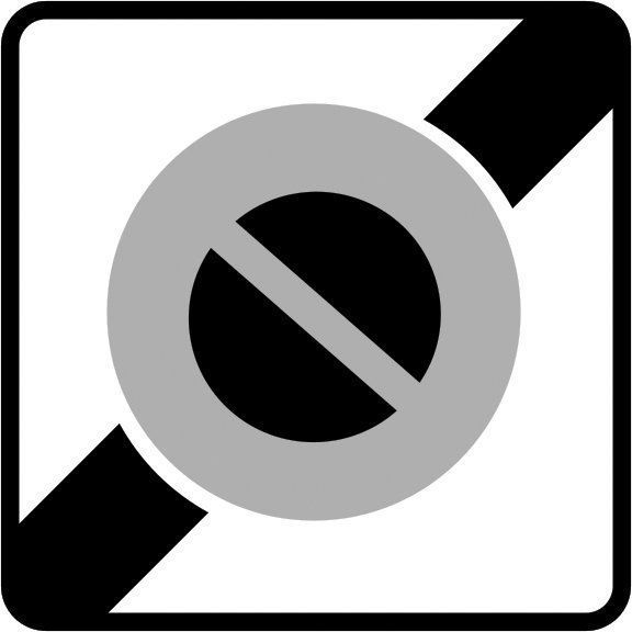 [B50a_3] Panneau Stationnement - B50a (500 x 500 mm, Classe 1)