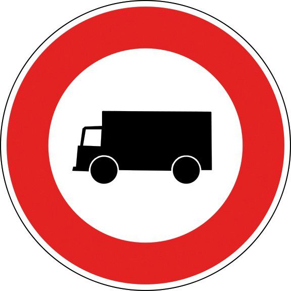 [B8_0] Panneau Accès interdit aux véhicules à moteur - B8 (Ø 450 mm, Classe 1)