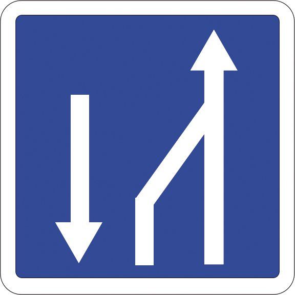 [C30_1] Panneau Fin de créneau de dépassement... - C30 (350 x 350 mm, Classe 1)