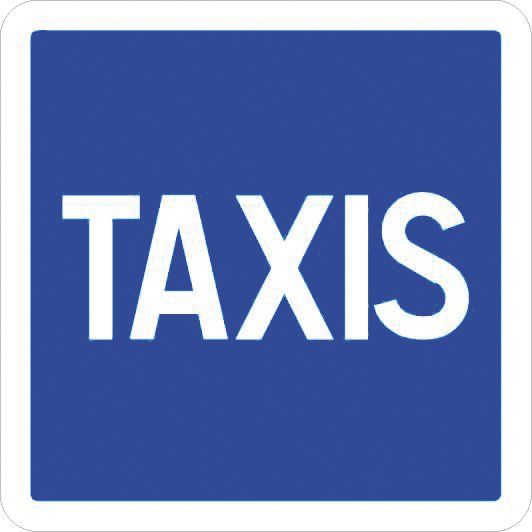 [C5_1] Panneau Station de taxis - C5 (350 x 350 mm, Classe 1)