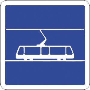 [C7_1] Panneau Arrêt tramway - C7 (350 x 350 mm, Classe 1)