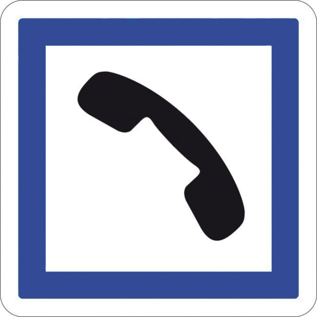 Panneau Cabine téléphonique - CE2b
