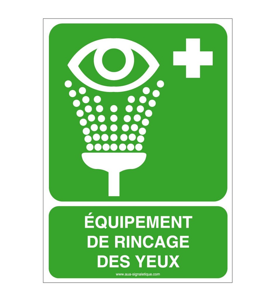 Equipement de rinçage des yeux E011-AI