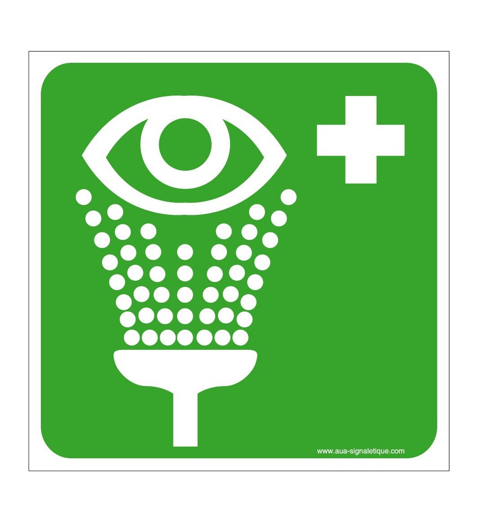 Equipement de rinçage des yeux E011
