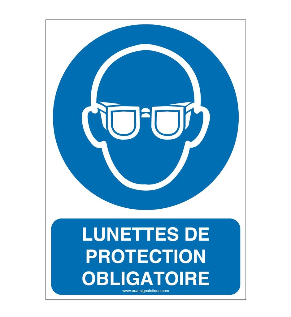 Lunettes de protection obligatoires M004-AI
