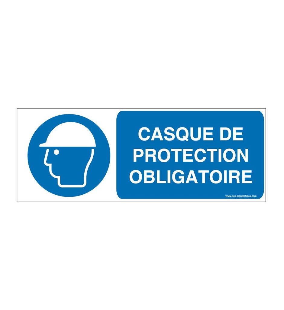 Casque de protection obligatoire M014-B