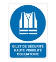 Gilet de sécurité haute visibilité obligatoire M015-AI