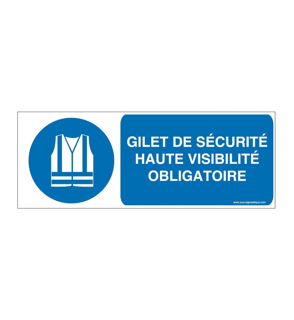 Gilet de sécurité haute visibilité obligatoire M015-B
