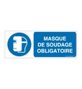 Masque de soudage obligatoire M019-B
