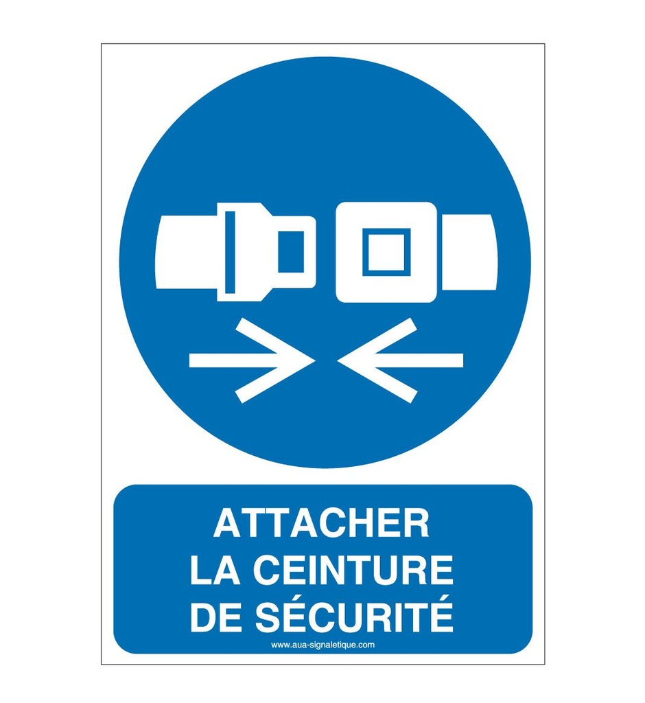 Attacher la ceinture de sécurité M020-AI