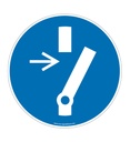 Débrancher avant d'effectuer une activité de maintenance ou une réparation M021