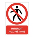 Interdit aux piétons P004-AI