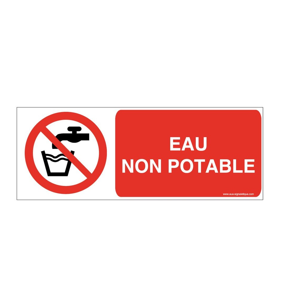 Eau non potable P005-B