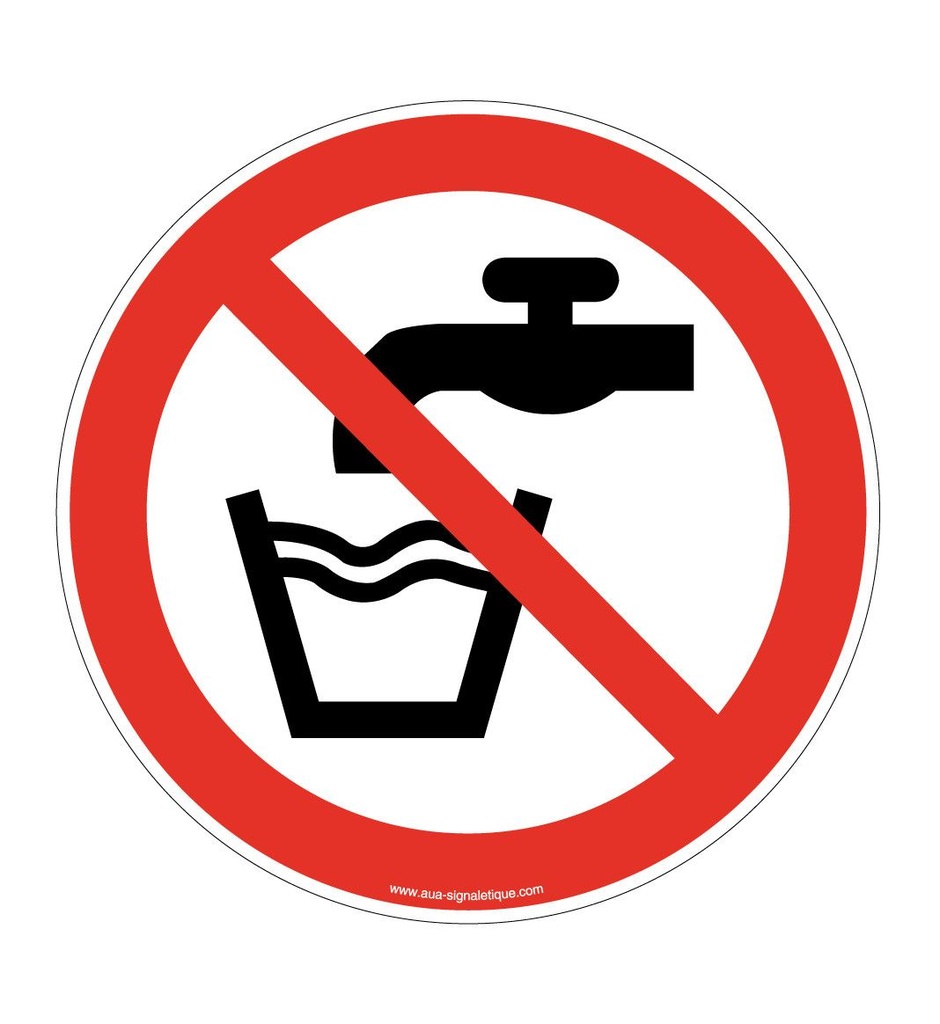 Eau non potable P005