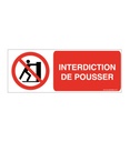 Interdiction de pousser P017-B