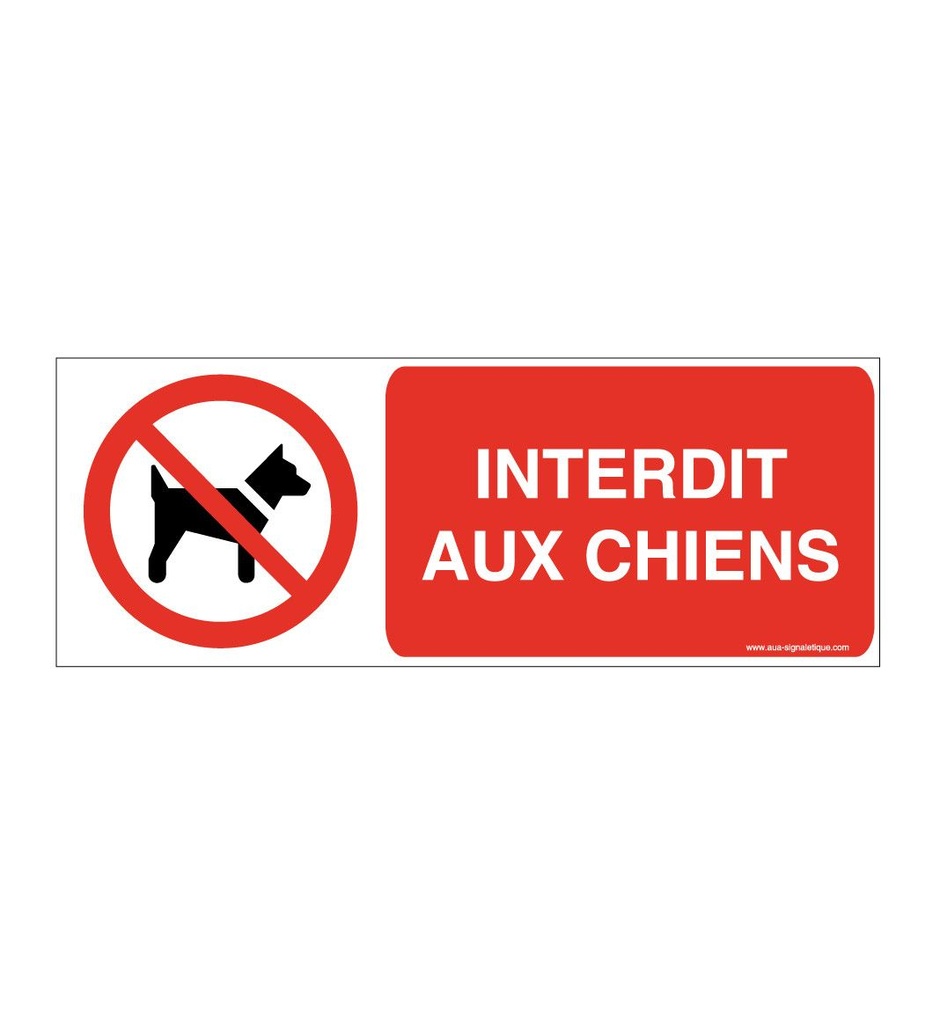 Interdit aux chiens P021-B
