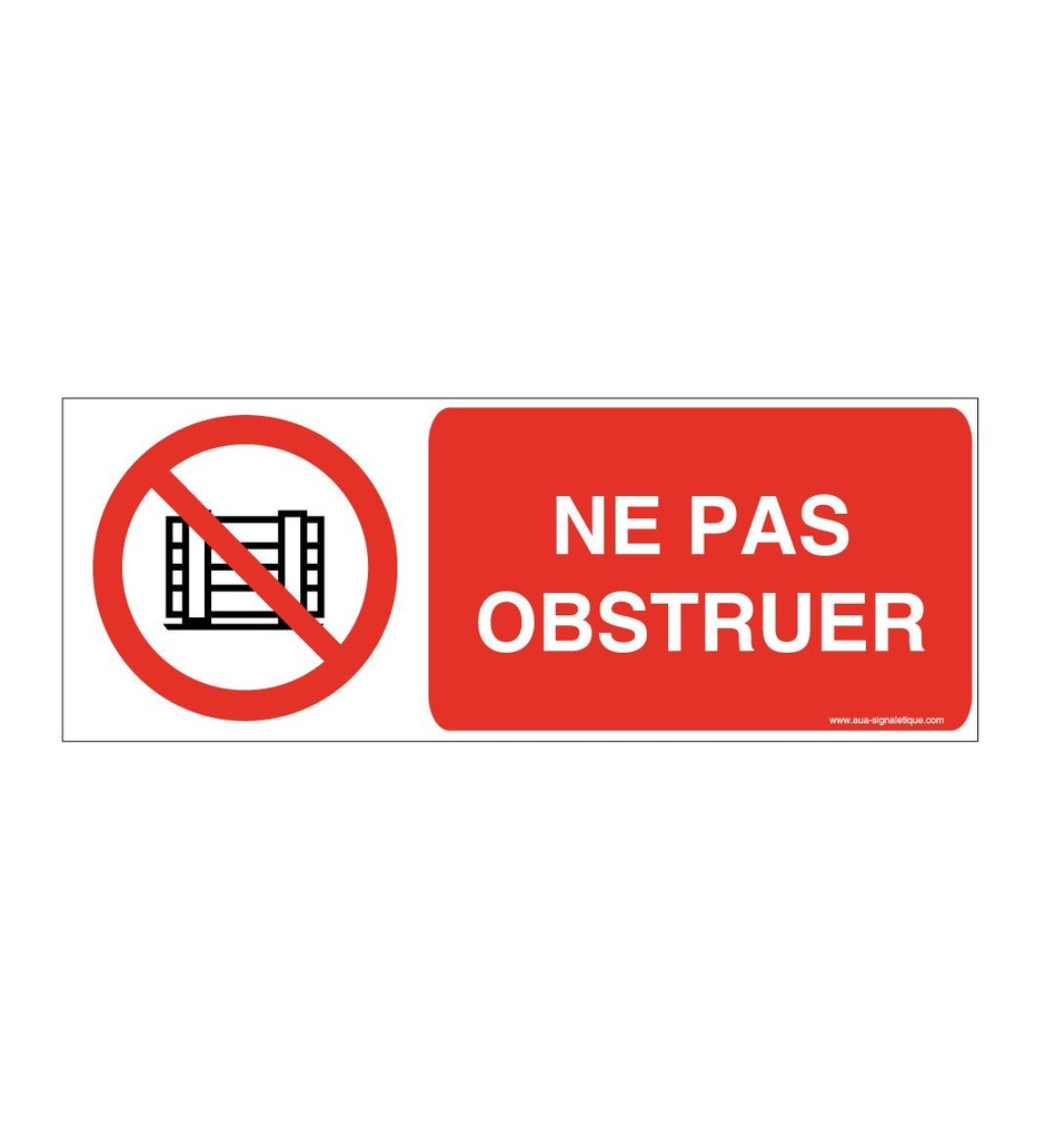 Ne pas obstruer P023-B