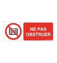 Ne pas obstruer P023-B
