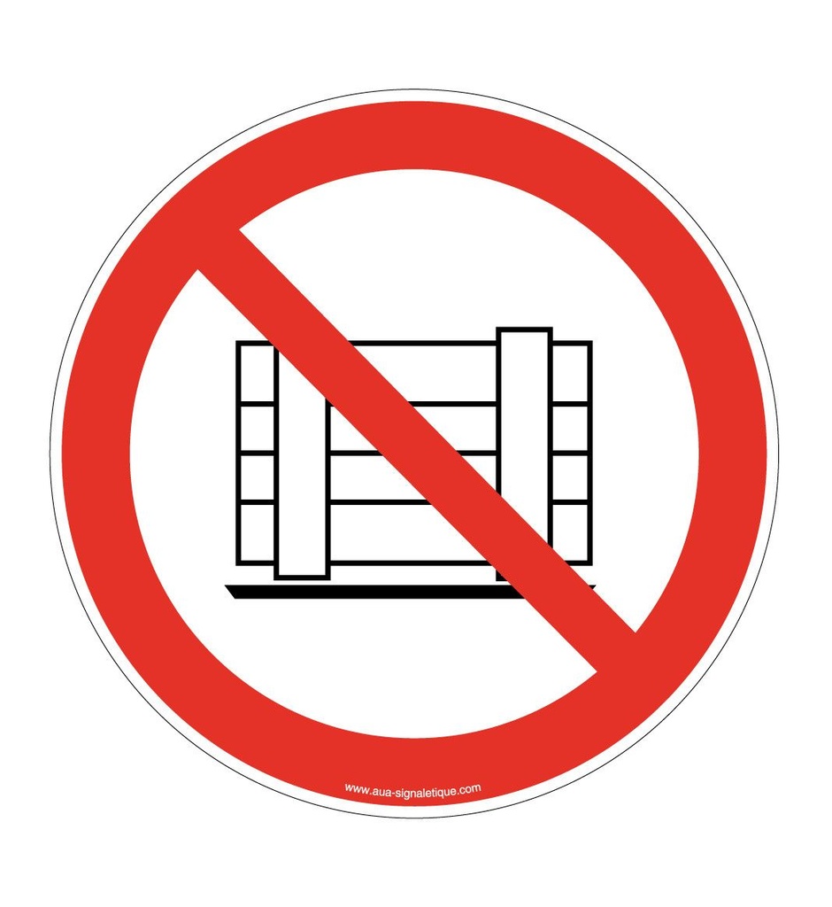 Ne pas obstruer P023