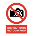Interdiction de photographier P029-AI