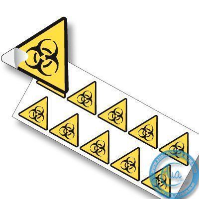 [PDA10] Pictogrammes adhésifs en planches. Pictogrammes Danger (Planche 10 pictogrammes de Base 50 mm)