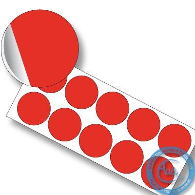 [PVIT10] Pictogrammes adhésifs en planches. Pastilles Vitrophanie (Planche 10 pictogrammes Ø 40 mm)