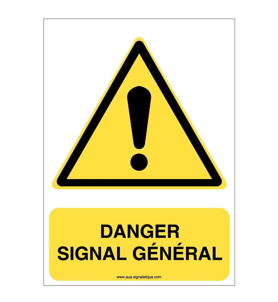 Danger, signal général W001-AI