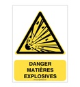 Danger, Matières explosives W002-AI