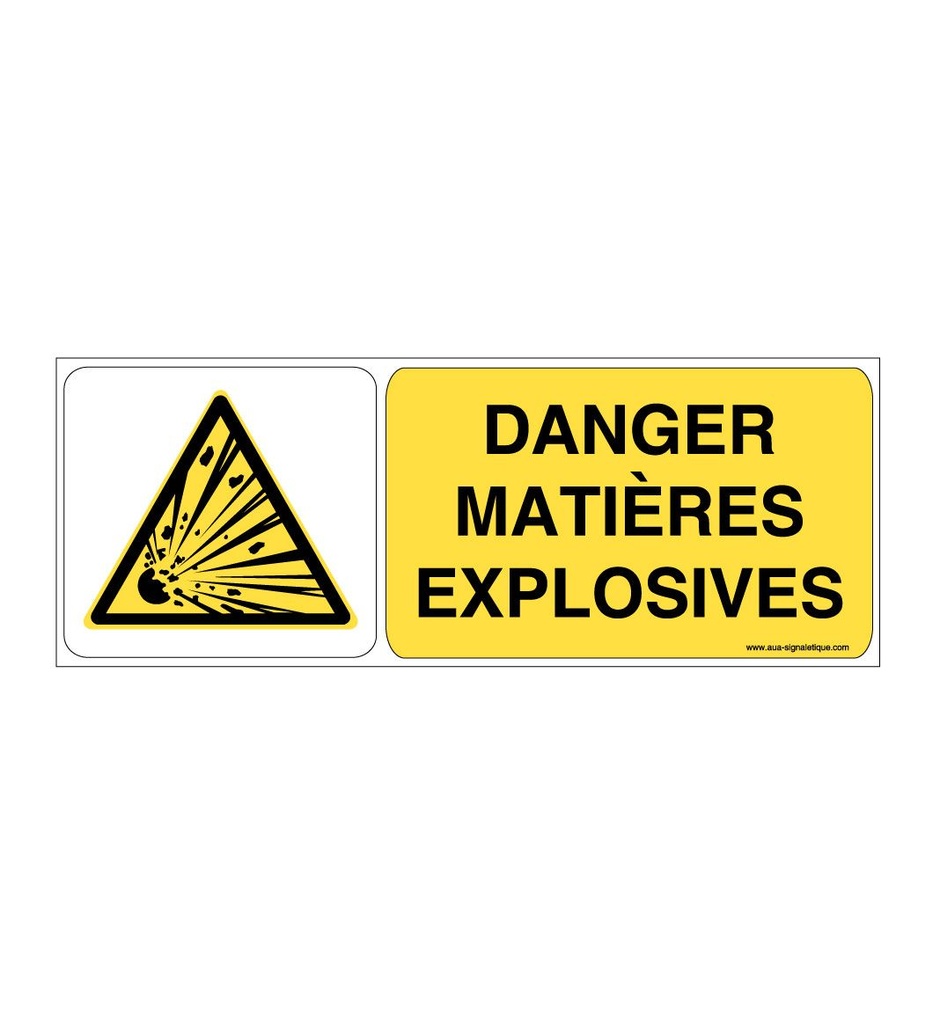 Danger, Matières explosives W002-B