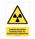 Danger, Matières radioactives ou radiations ionisantes W003-AI