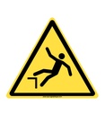 Danger, Chute avec dénivellation W008