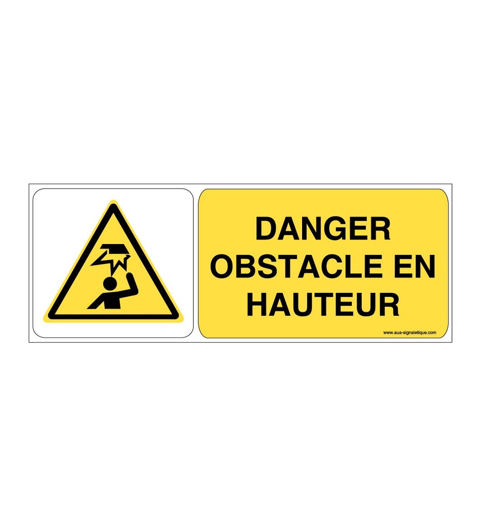 Danger, Obstacle en hauteur W020-B
