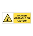 Danger, Obstacle en hauteur W020-B