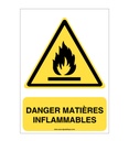Danger, Matières inflammables W021-AI