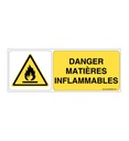 Danger, Matières inflammables W021-B