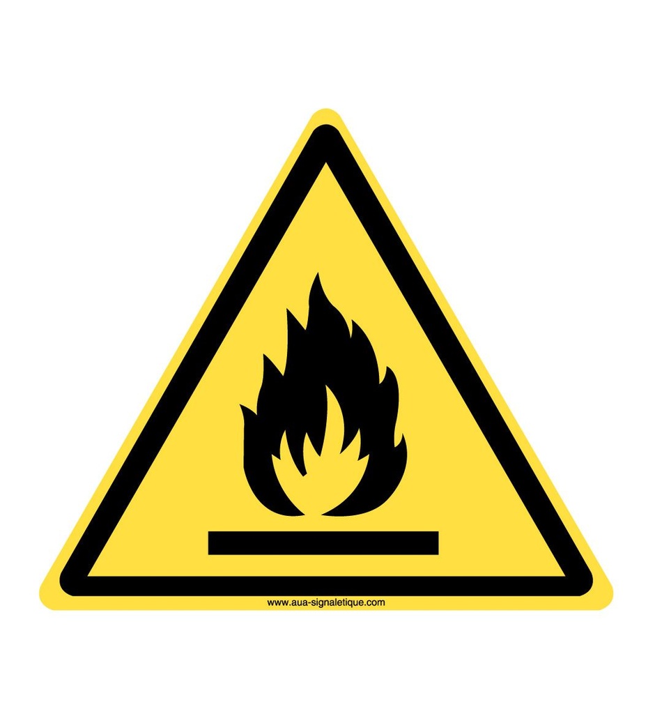 Danger, Matières inflammables W021