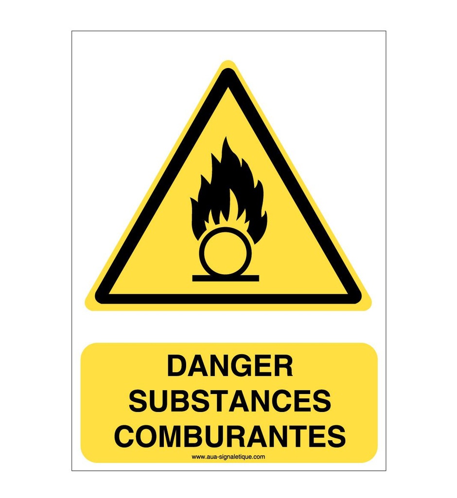 Danger, Substances comburantes W028-AI