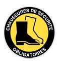 Panneau Chaussures de Sécurité - R