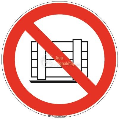 Panneau Ne Pas Obstruer, Picto - R