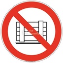 Panneau Ne Pas Obstruer, Picto - R