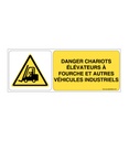 Panneau Danger, Chariots Elévateurs - B