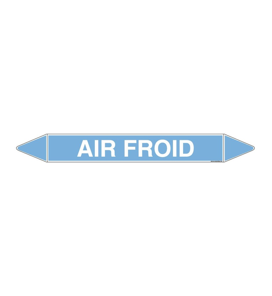 Marqueur tuyauterie AIR FROID