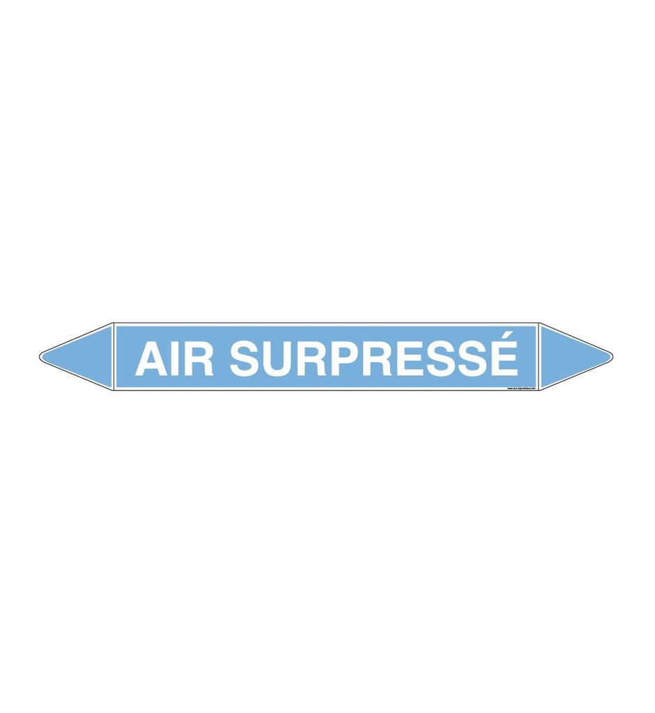 Marqueur tuyauterie AIR SURPRESSE