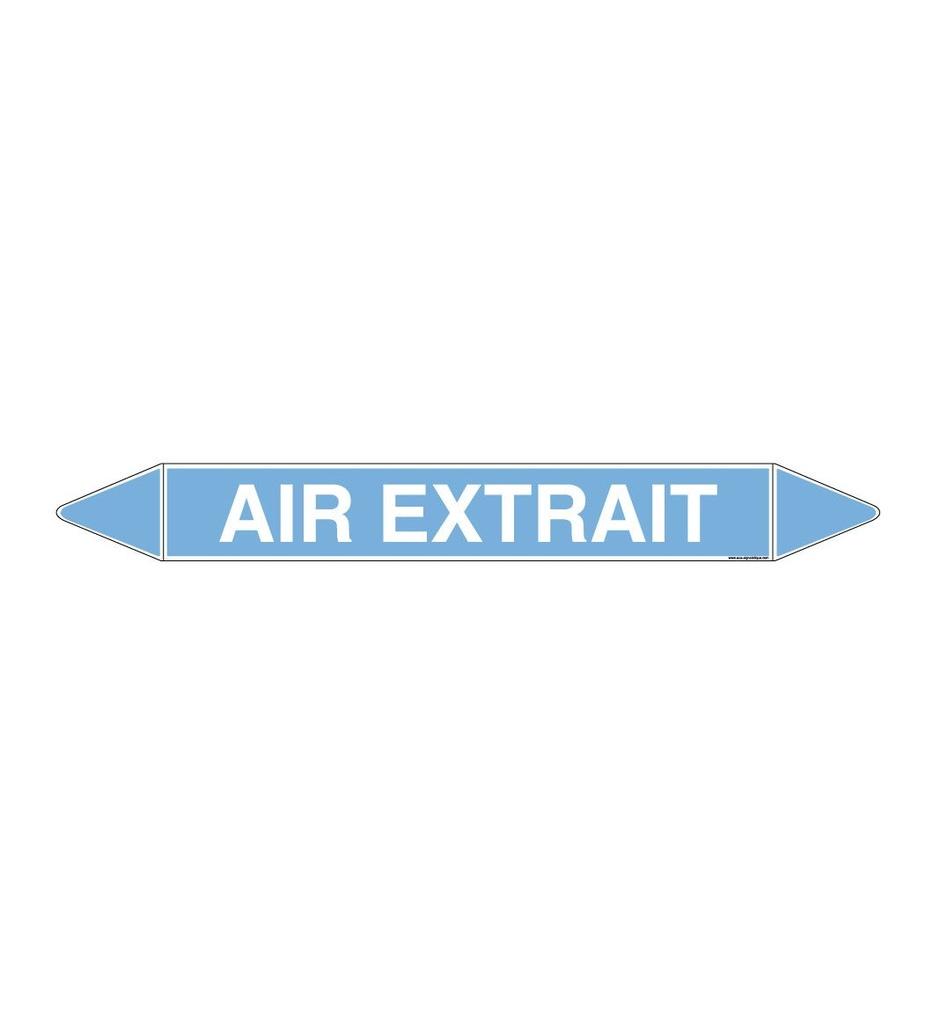 Marqueur tuyauterie AIR EXTRAIT