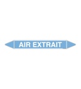 Marqueur tuyauterie AIR EXTRAIT