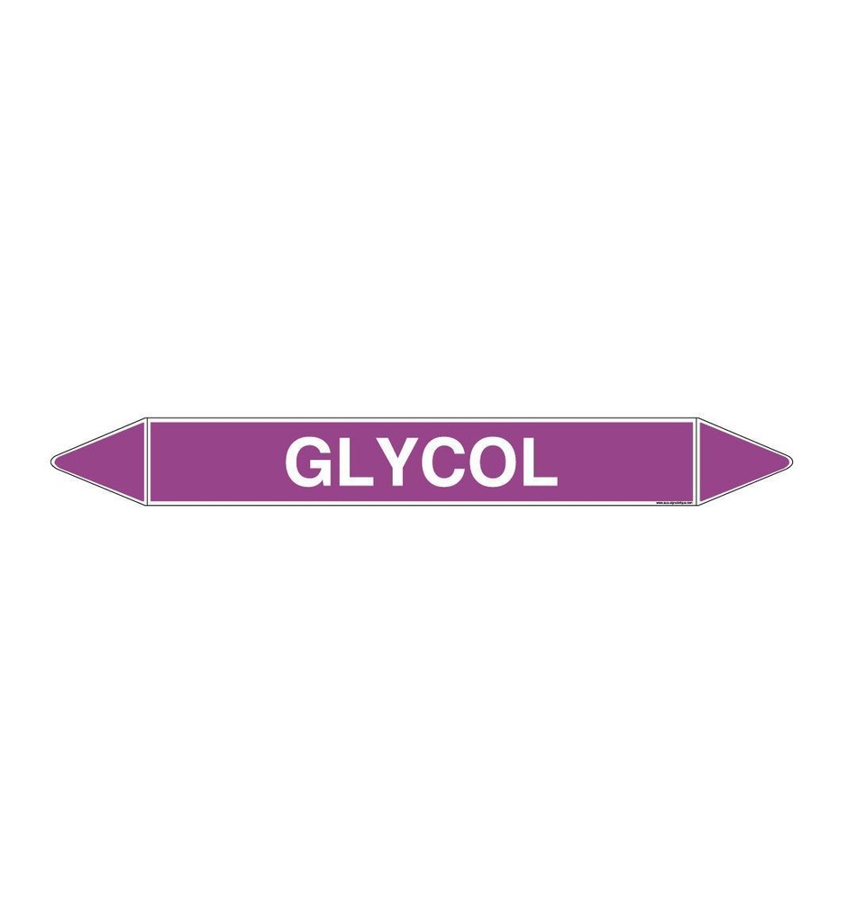 Marqueur tuyauterie GLYCOL