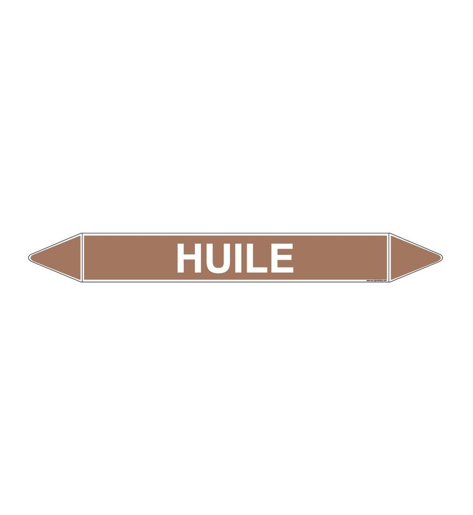 Marqueur tuyauterie HUILE